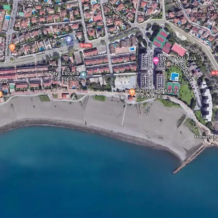 Playa La Cala In Front Of The Free Parking * Malaga